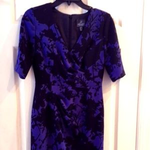 Adrianna Papell Black, Purple Dress